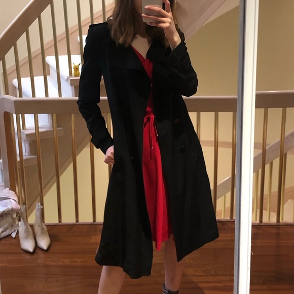 Pinko Jackets & Blazers - Pinko Belted Long Trench Coat